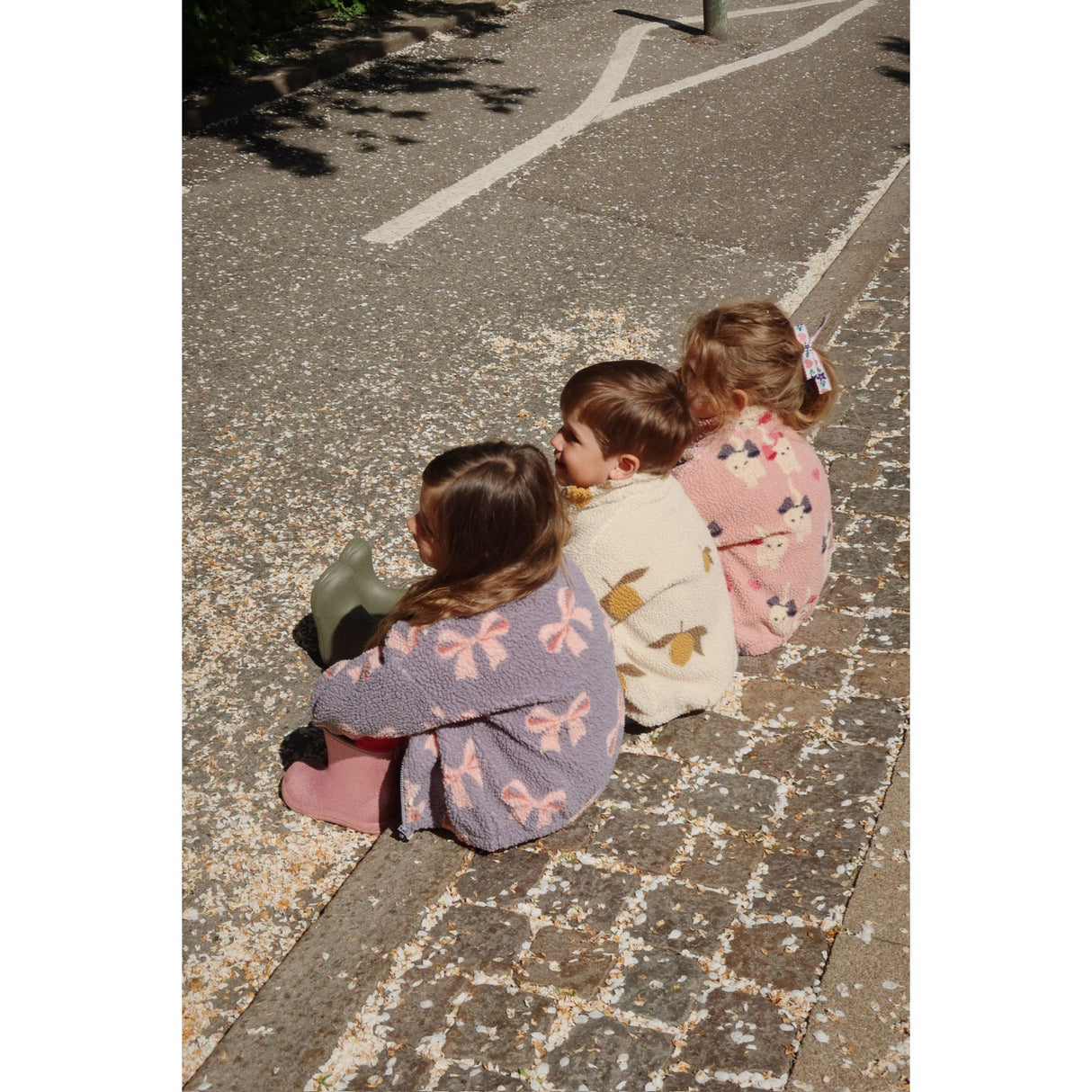 Konges Sløjd Bella Blue Bow Jody Teddy Jacket Grs