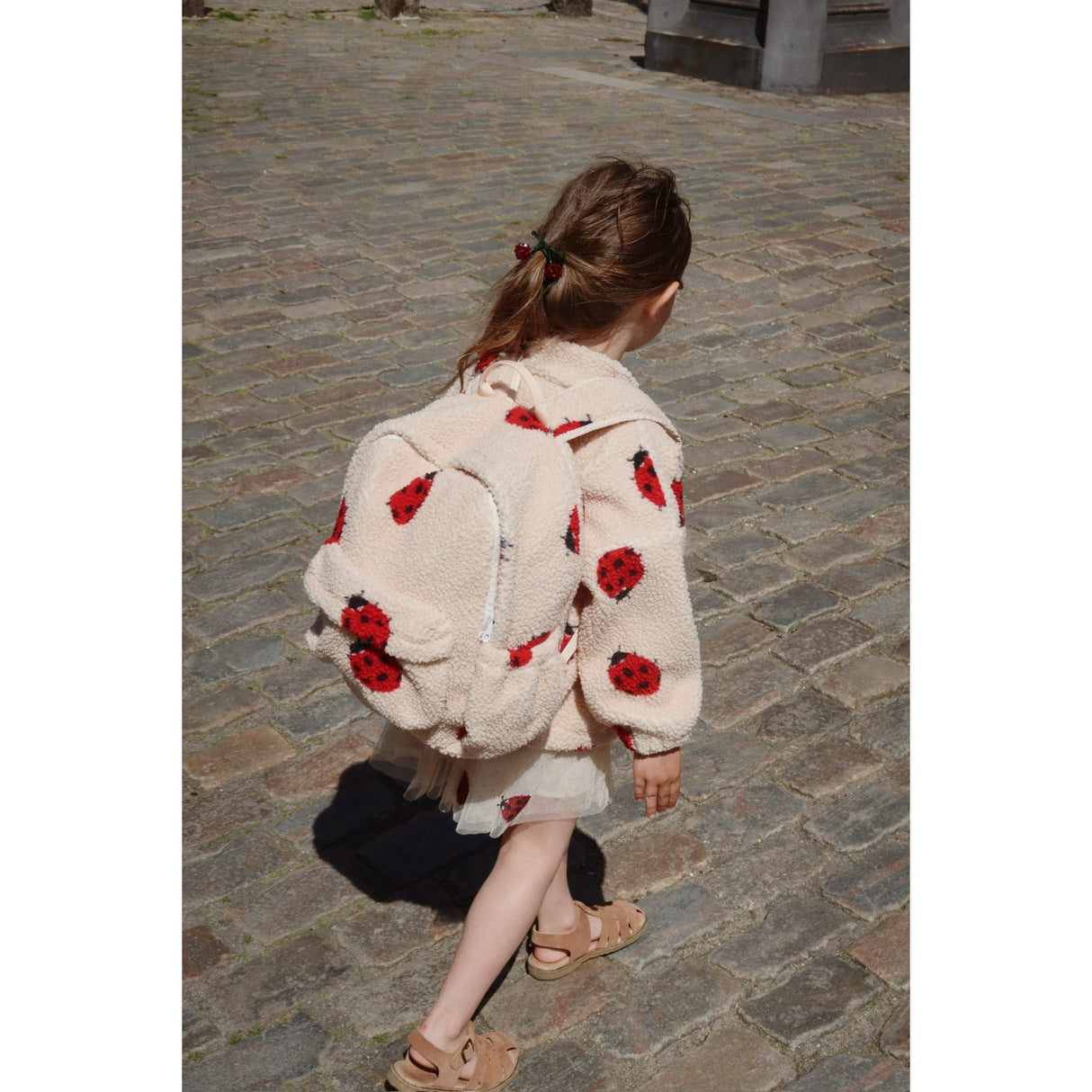 Konges Sløjd Ladybug Sand Jody Teddy Jacket Grs
