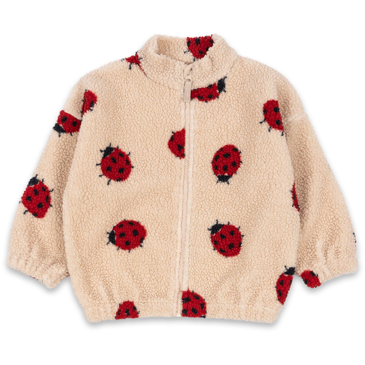 Konges Sløjd Ladybug Sand Jody Teddy Jacket Grs