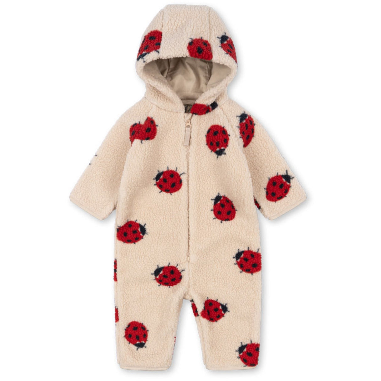 Konges Sløjd Ladybug Sand Jody Teddy Onesie Grs