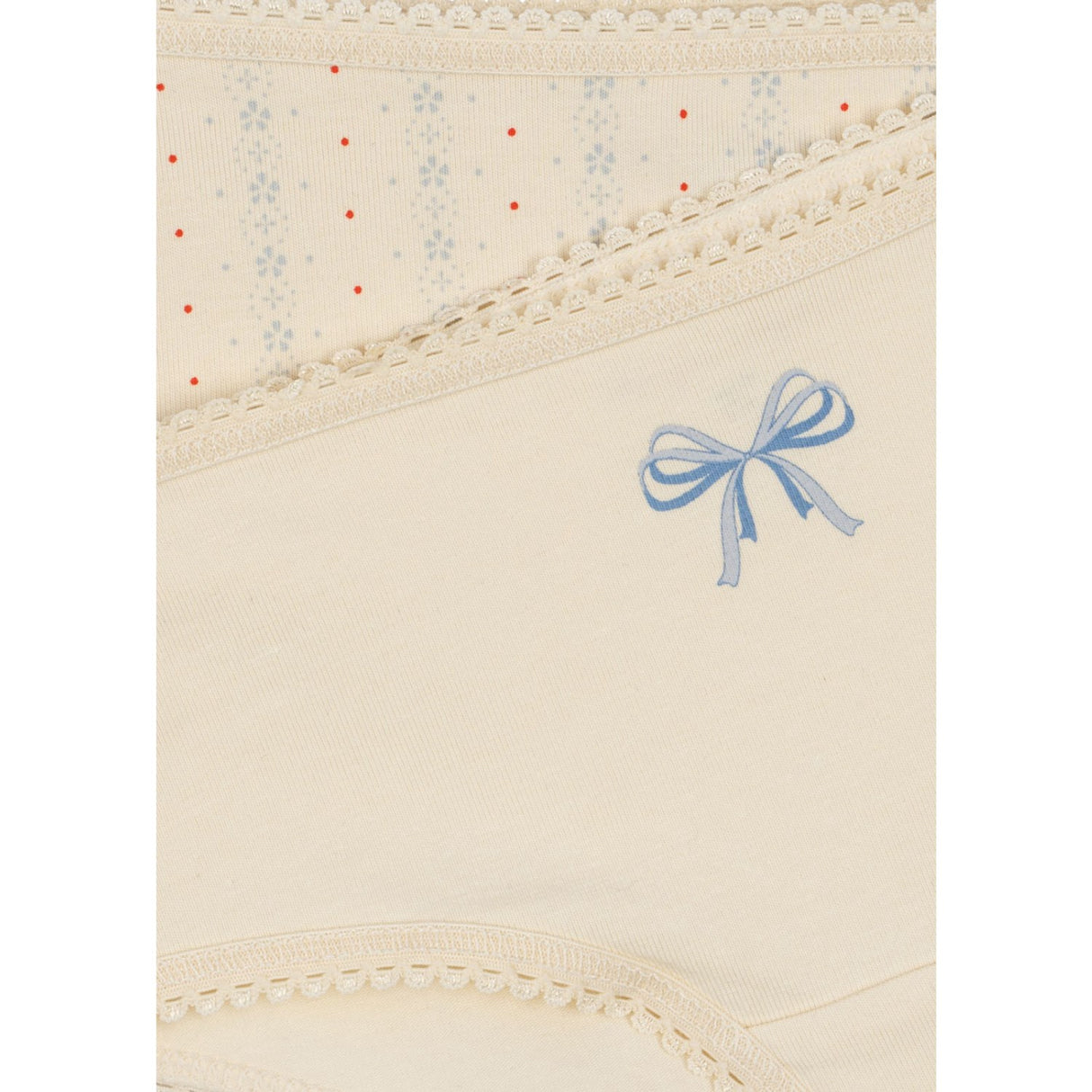 Konges Sløjd Fete De Fleur/Seedpearl Basic 2 Pack Girl Underpants Gots