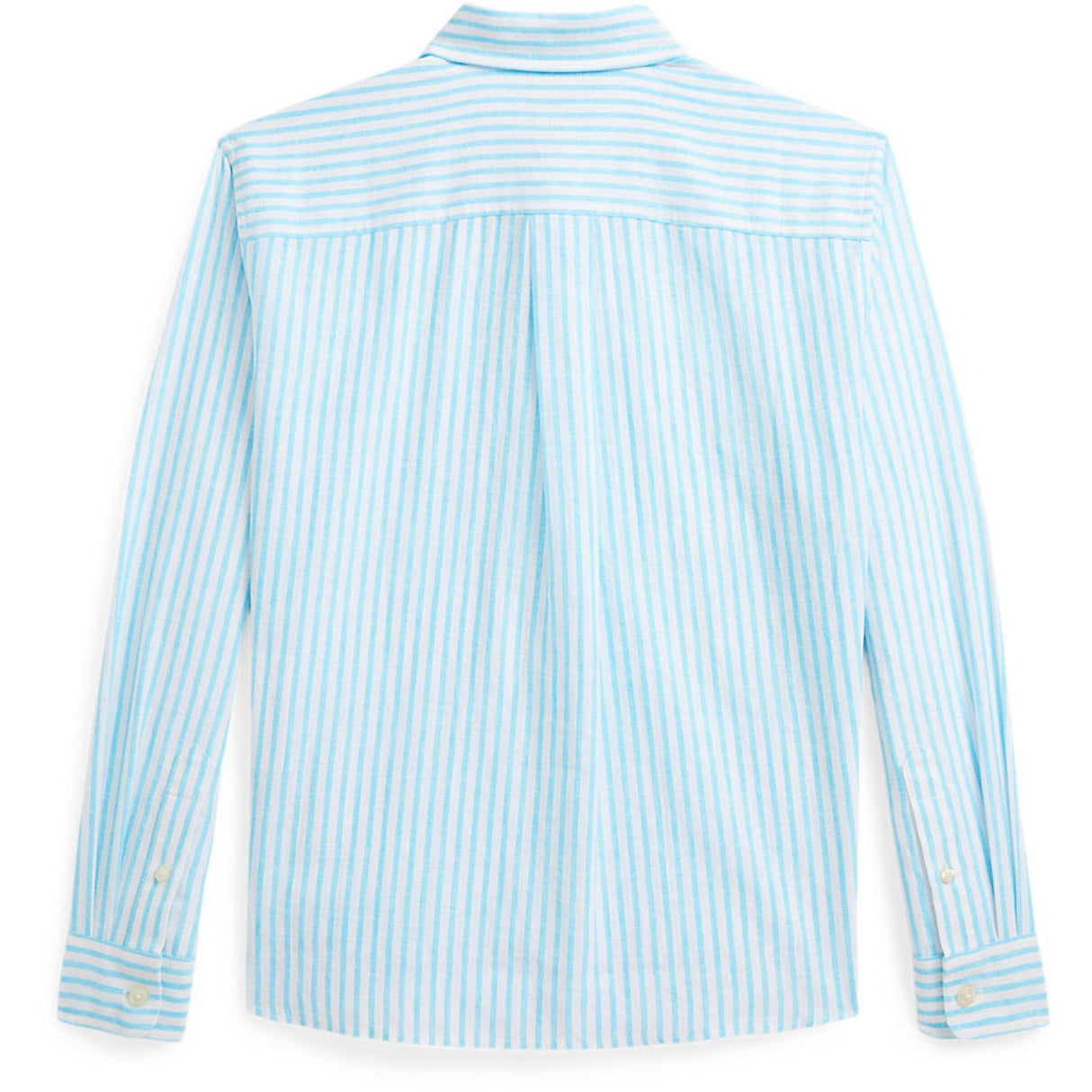 Polo Ralph Lauren Turquoise Nova/Whte Stripe Girl Button Front Shirt