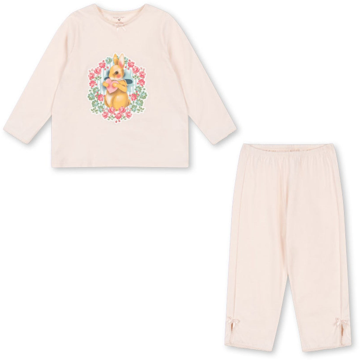 Konges Sløjd Soft Pink Gio Bow Set Gots