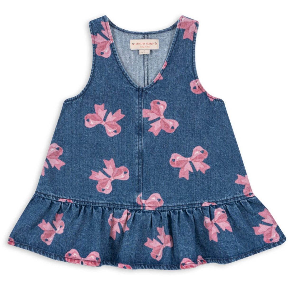 Konges Sløjd Bella Bow (For Denim) Magot Dress Denim Gots