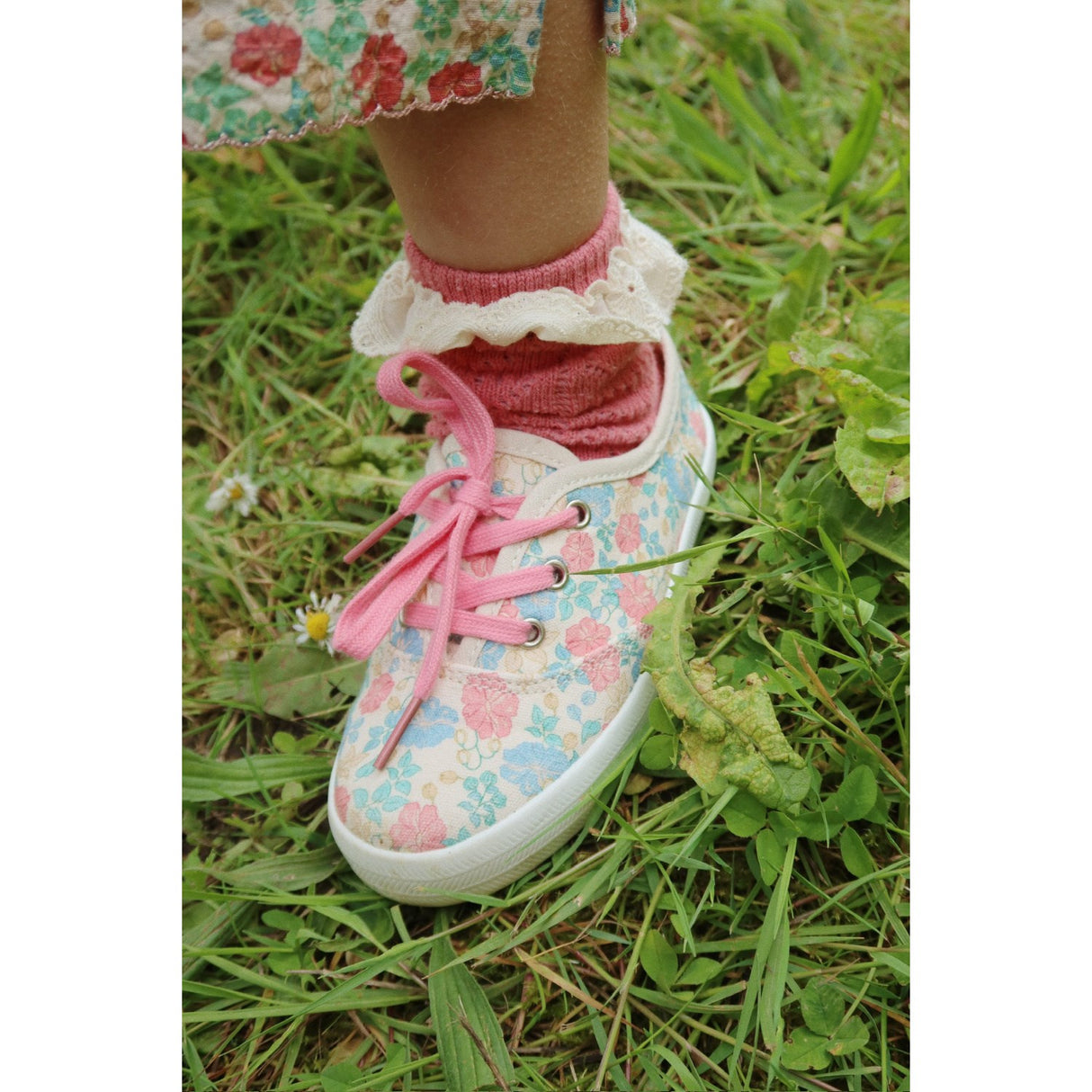 Konges Sløjd Pink Mix 2 Pack Pointelle Socks