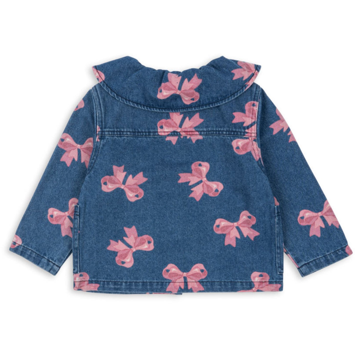 Konges Sløjd Bella Bow (For Denim) Magot Collar Jacket Denim Gots