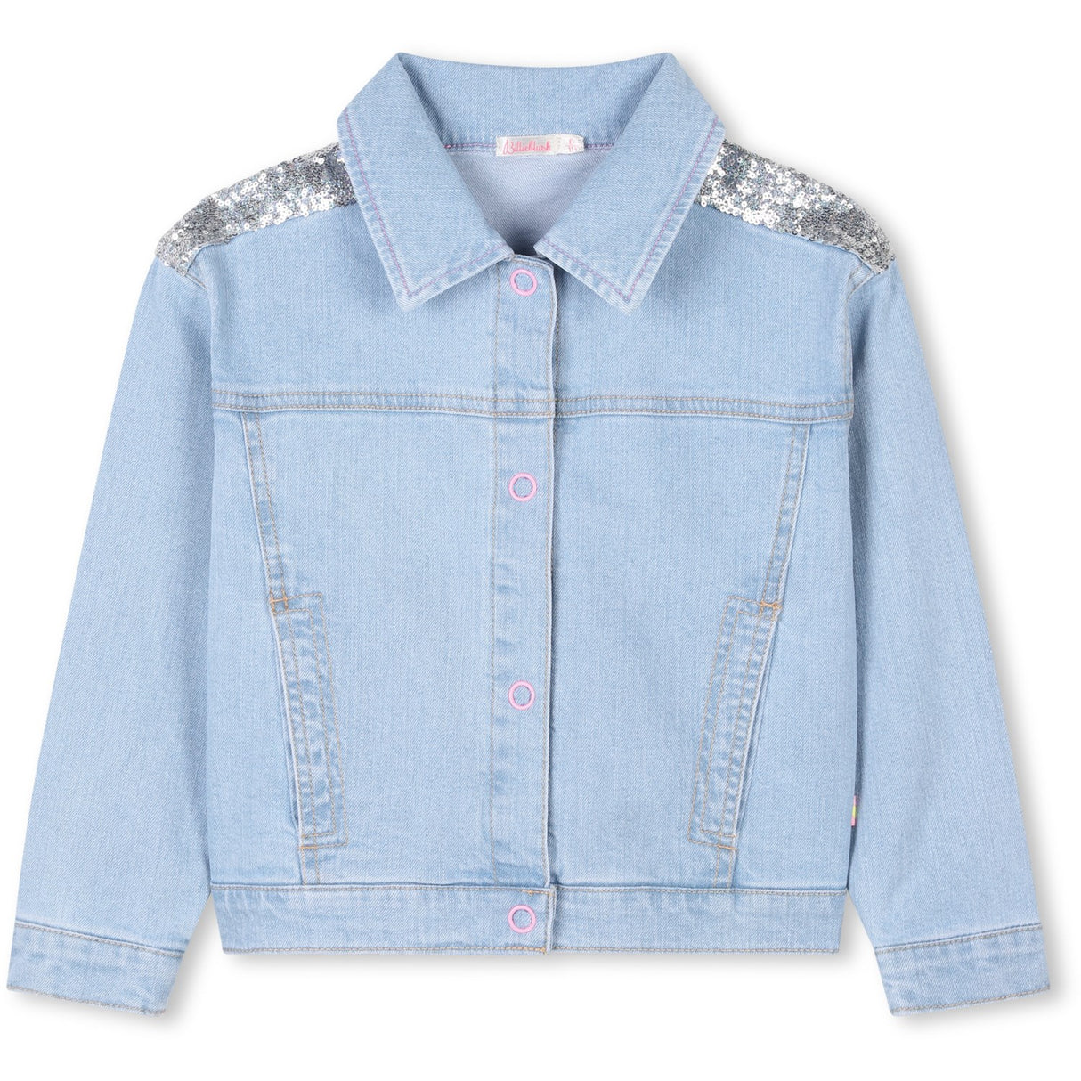 Billieblush Double Stone+Bleach Denim Jacket