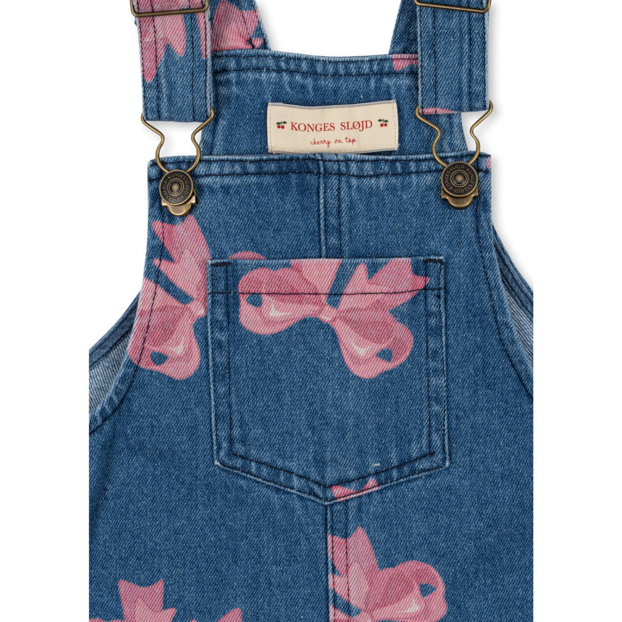 Konges Sløjd Bella Bow (For Denim) Magot Overalls Denim Gots