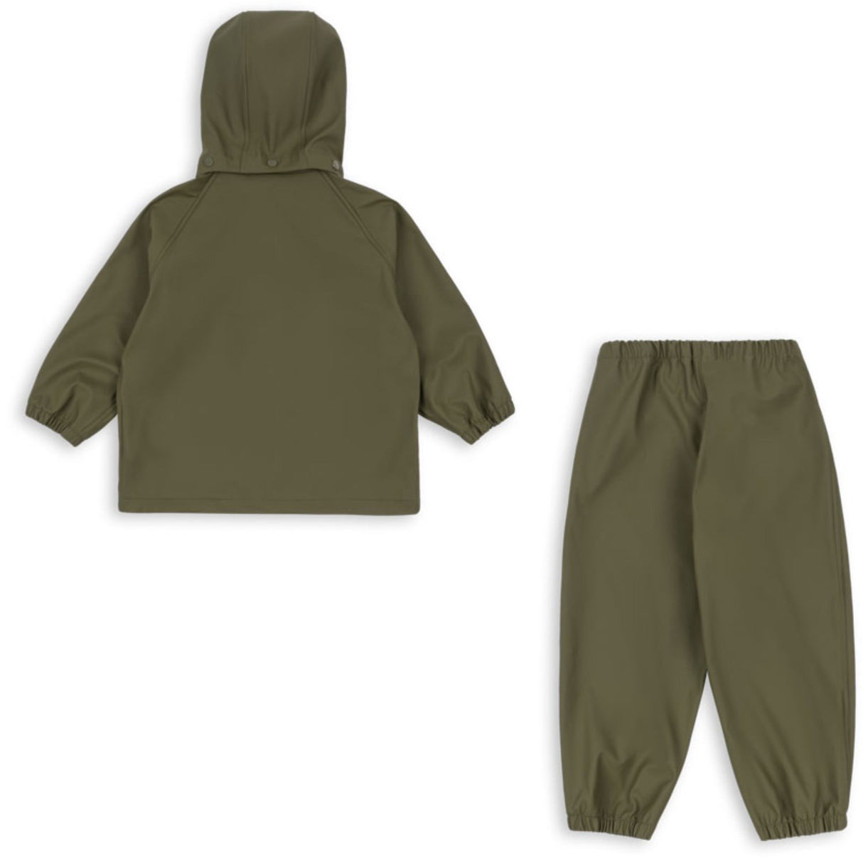 Konges Sløjd Burnt Olive Plainy Rain Set