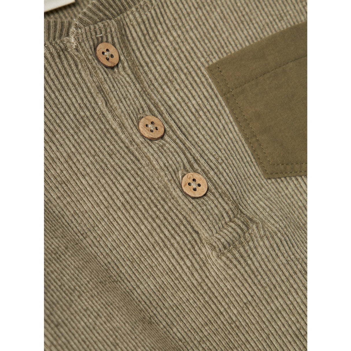 Lil'Atelier Moss Gray Barbar Slim Blouse