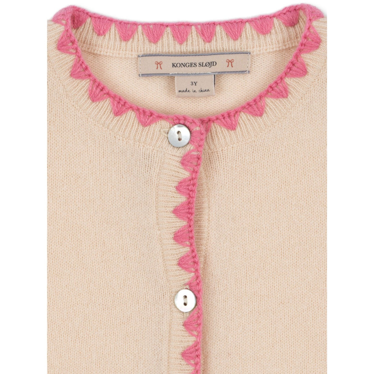 Konges Sløjd Off White Collette Knit Cardigan