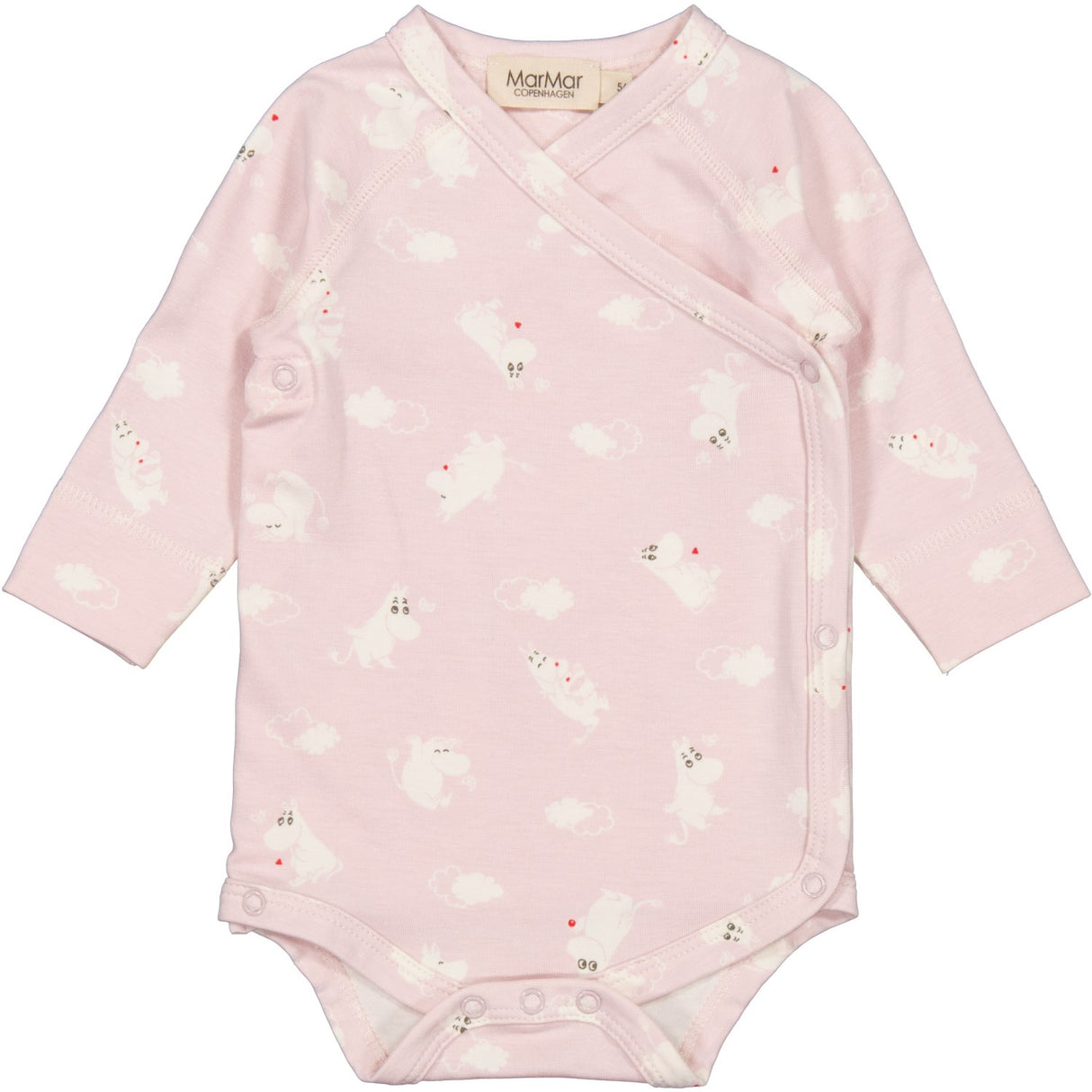 MarMar New Born Modal Smooth Print Rose Moomin Belito Body