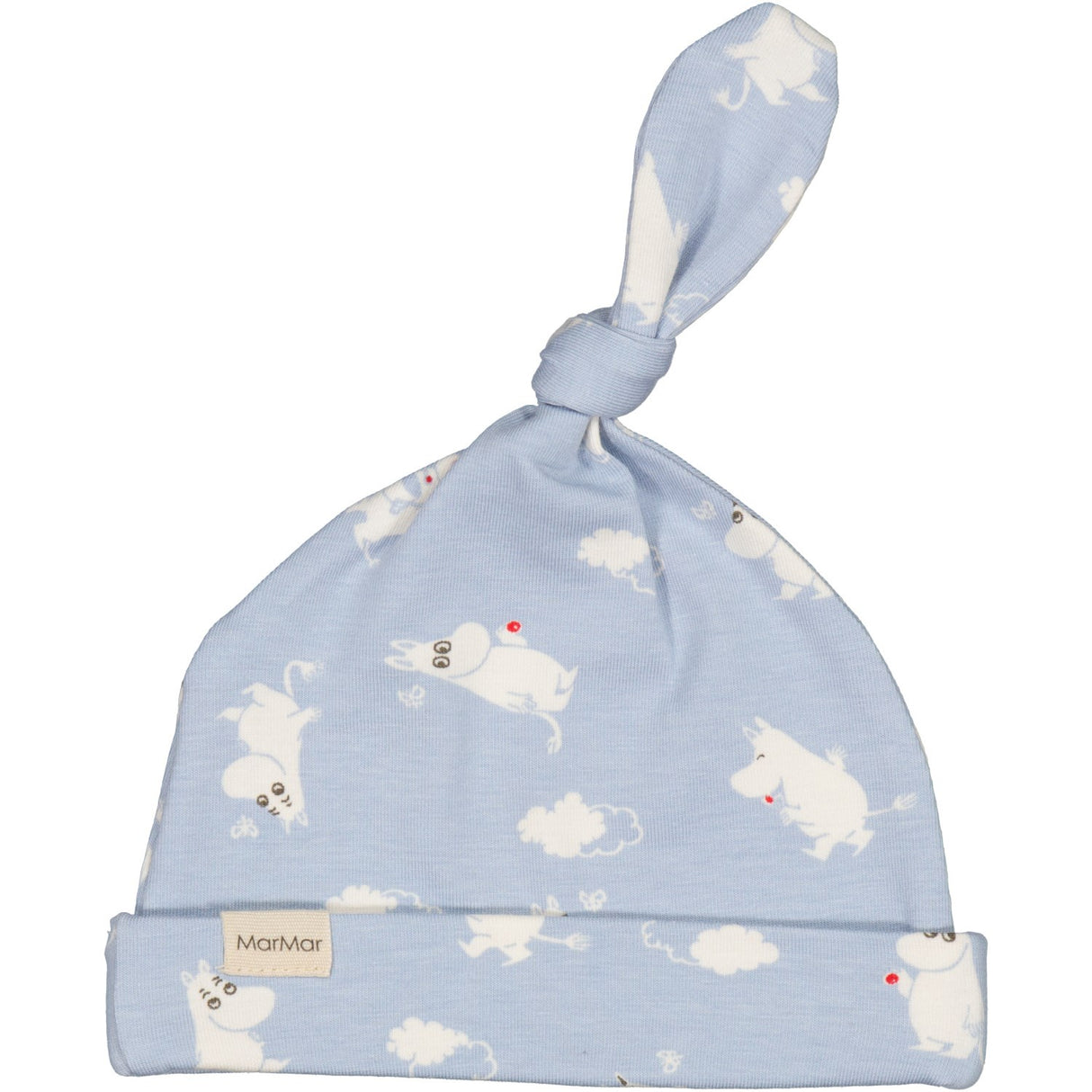 MarMar New Born Modal Smooth Print Blue Moomin Aiki Hat