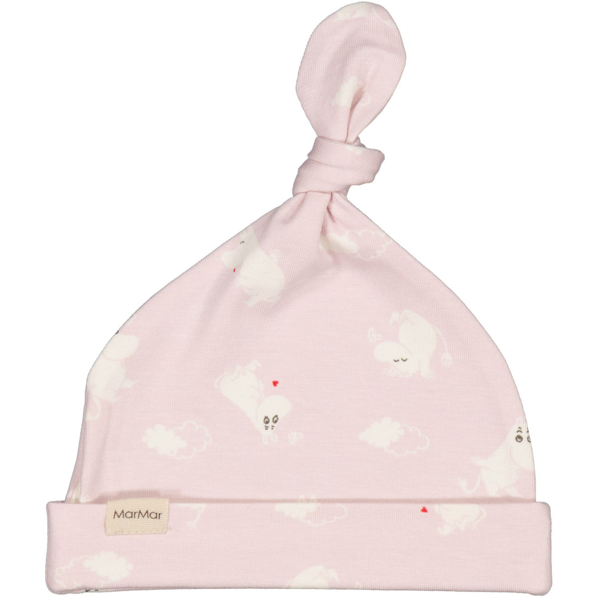 MarMar New Born Modal Smooth Print Rose Moomin Aiki Hat