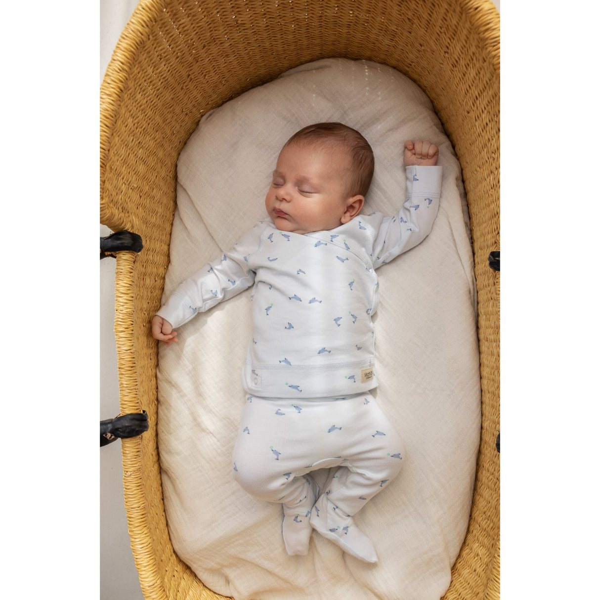 MarMar New Born Modal Smooth Print Dolphin Pixa Pants