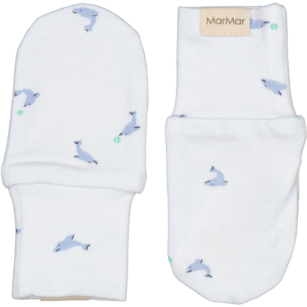 MarMar New Born Modal Smooth Print Dolphin Gloves