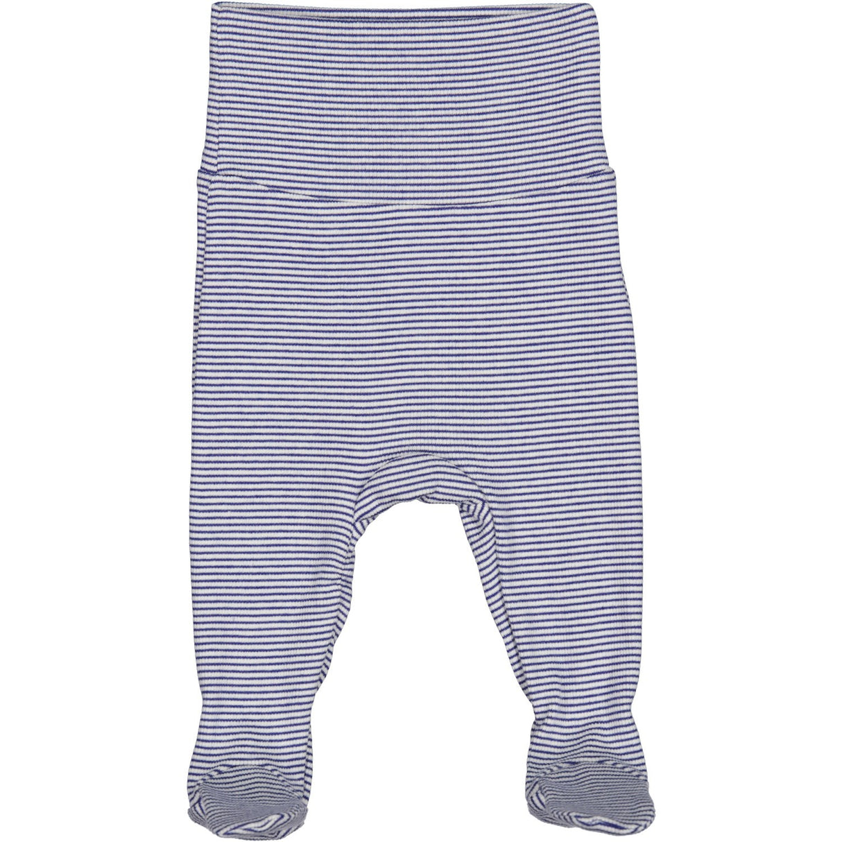 MarMar New Born Modal Fine Rib Blue Stripe Pixa Pants