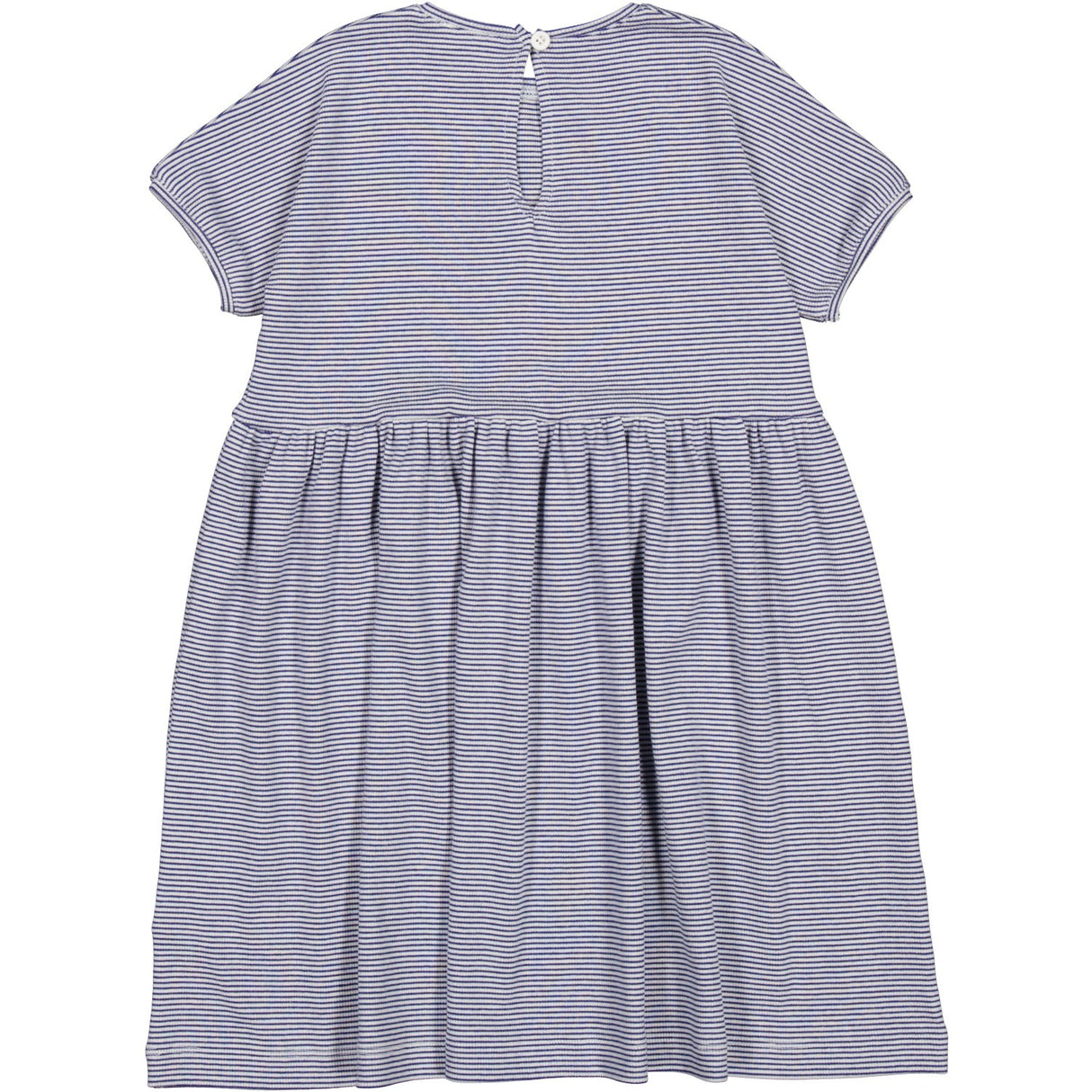MarMar Modal Fine Rib Blue Stripe Dioa Dress