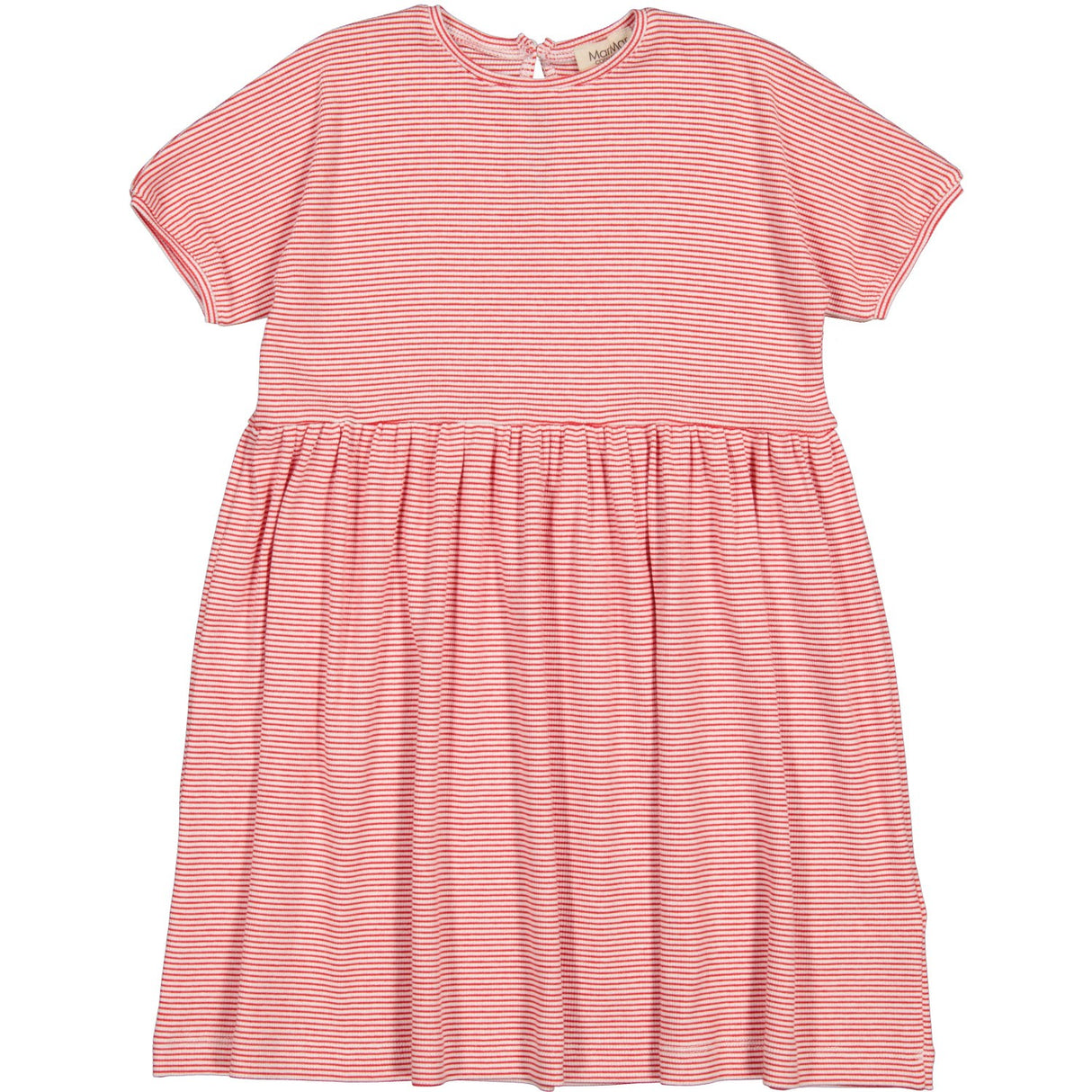 MarMar Modal Fine Rib Red Stripe Dioa Dress