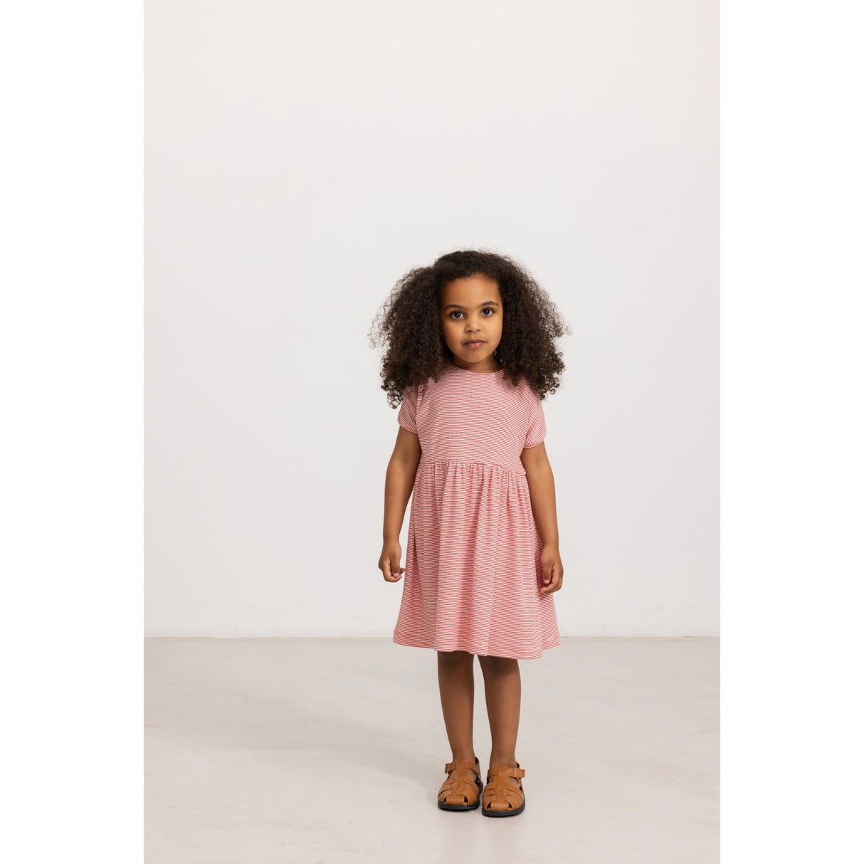 MarMar Modal Fine Rib Red Stripe Dioa Dress