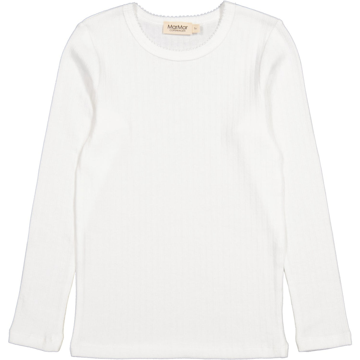 MarMar Modal Pointelle Gentle White Tamra Blouse