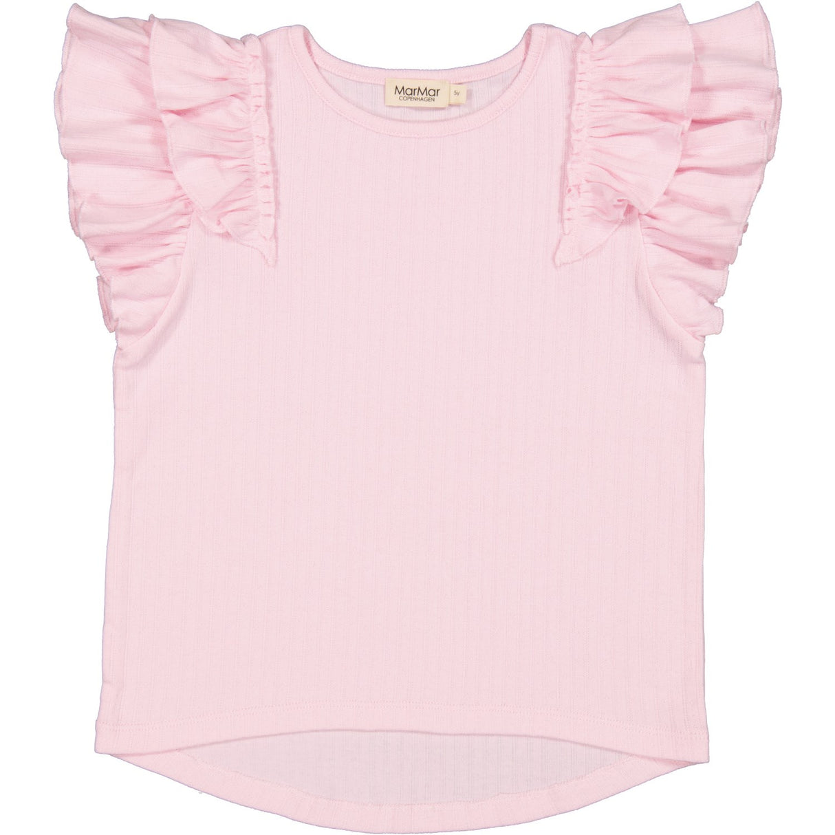 MarMar Modal Pointelle Cotton Candy Tavora Frill T-Shirt