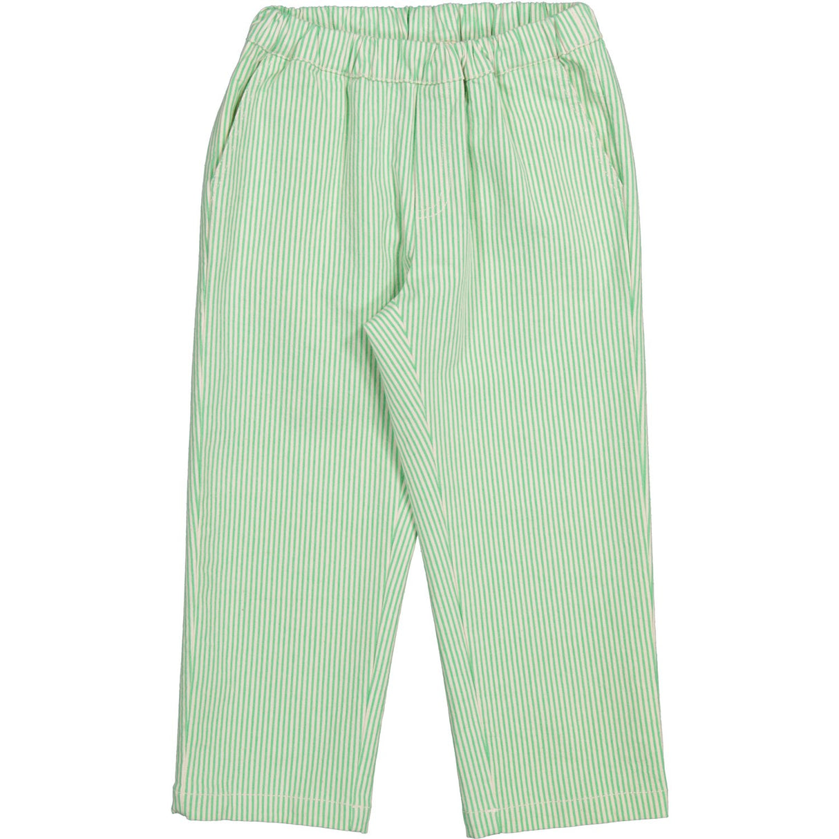 MarMar Soft Denim Cale Green Stripe Paloma Pants