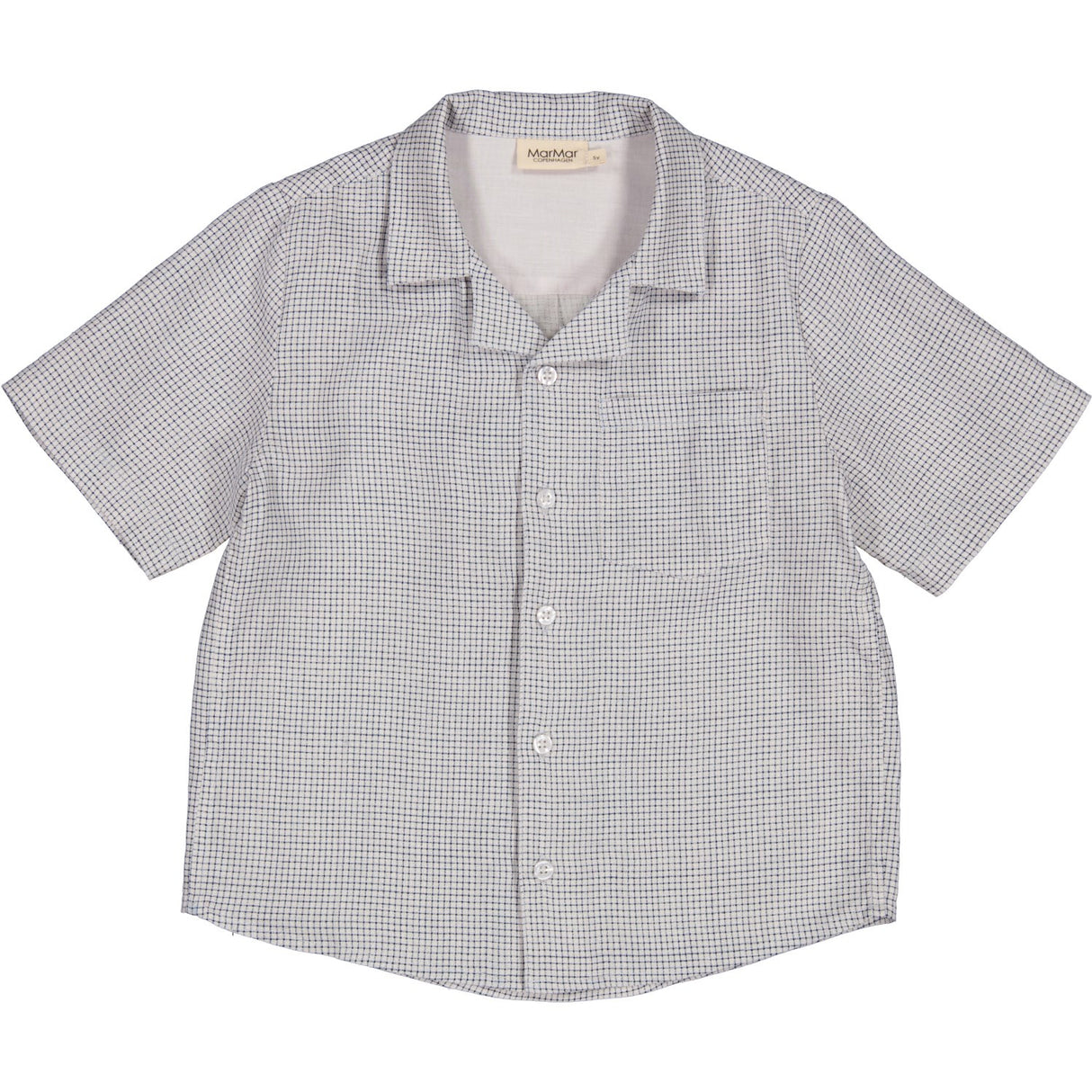 MarMar Linen Mini Check Tage Shirt