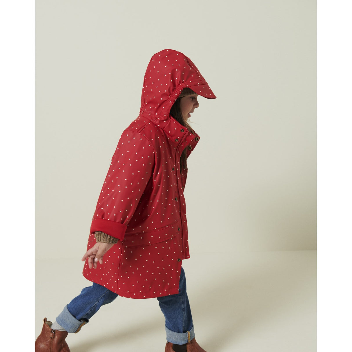 MarMar Rainwear Red Dew Dot October Jacket Outerwear