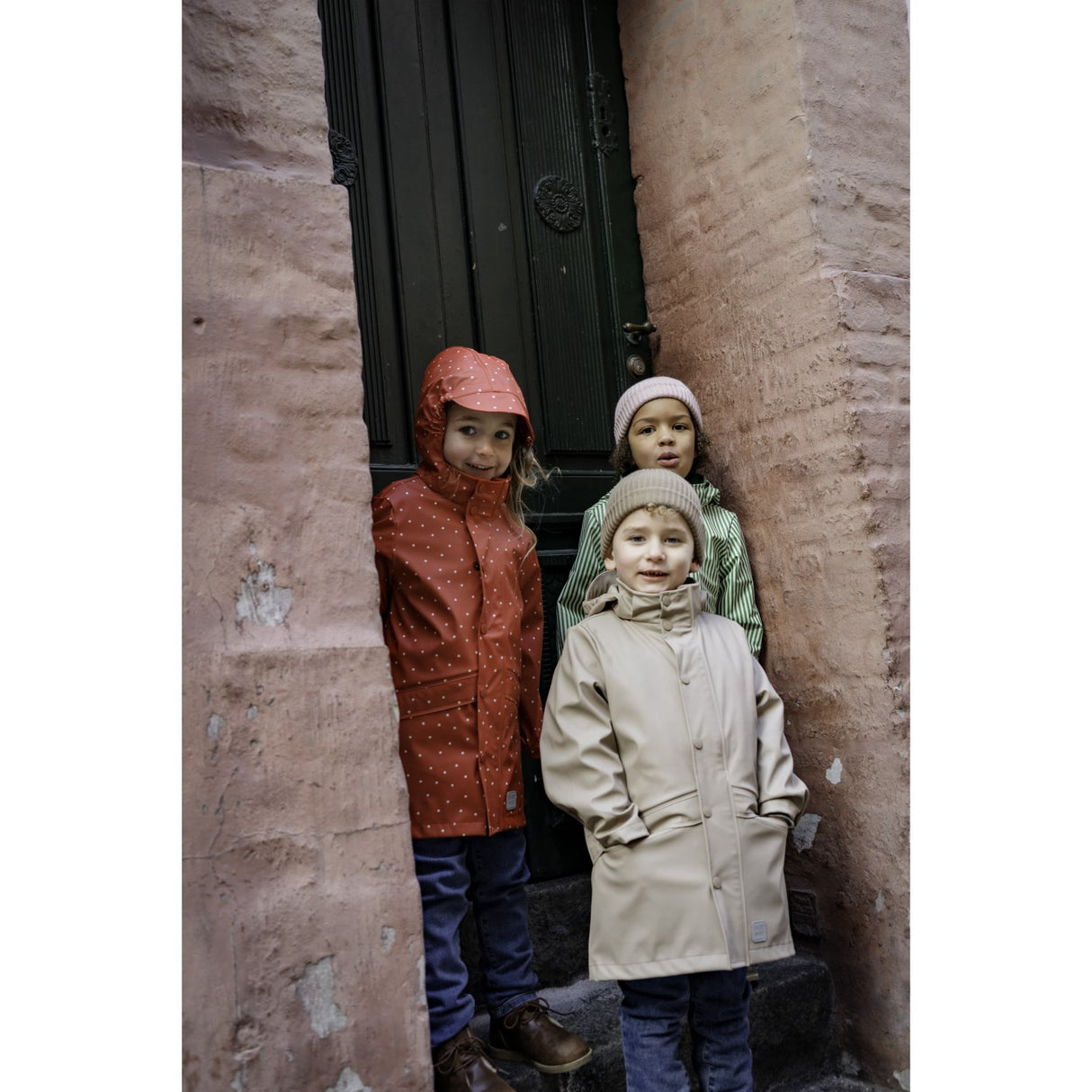 MarMar Rainwear Green Stripes October Jacket Outerwear