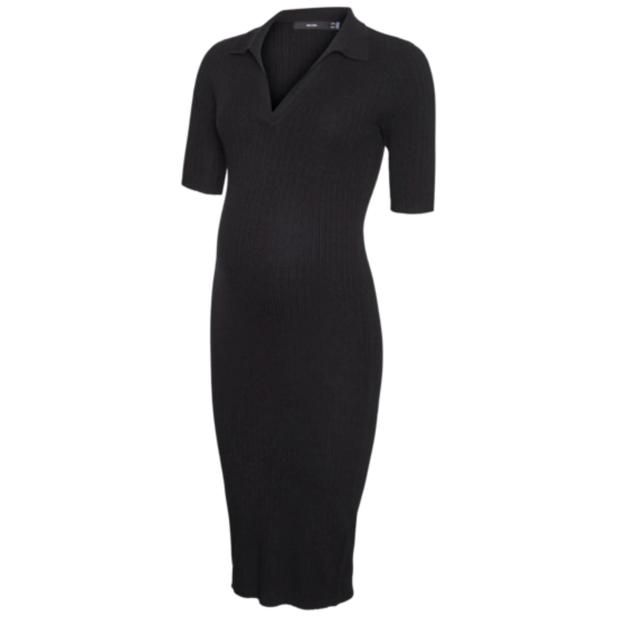 Vero Moda Maternity Black Holly Polo Dress Noos