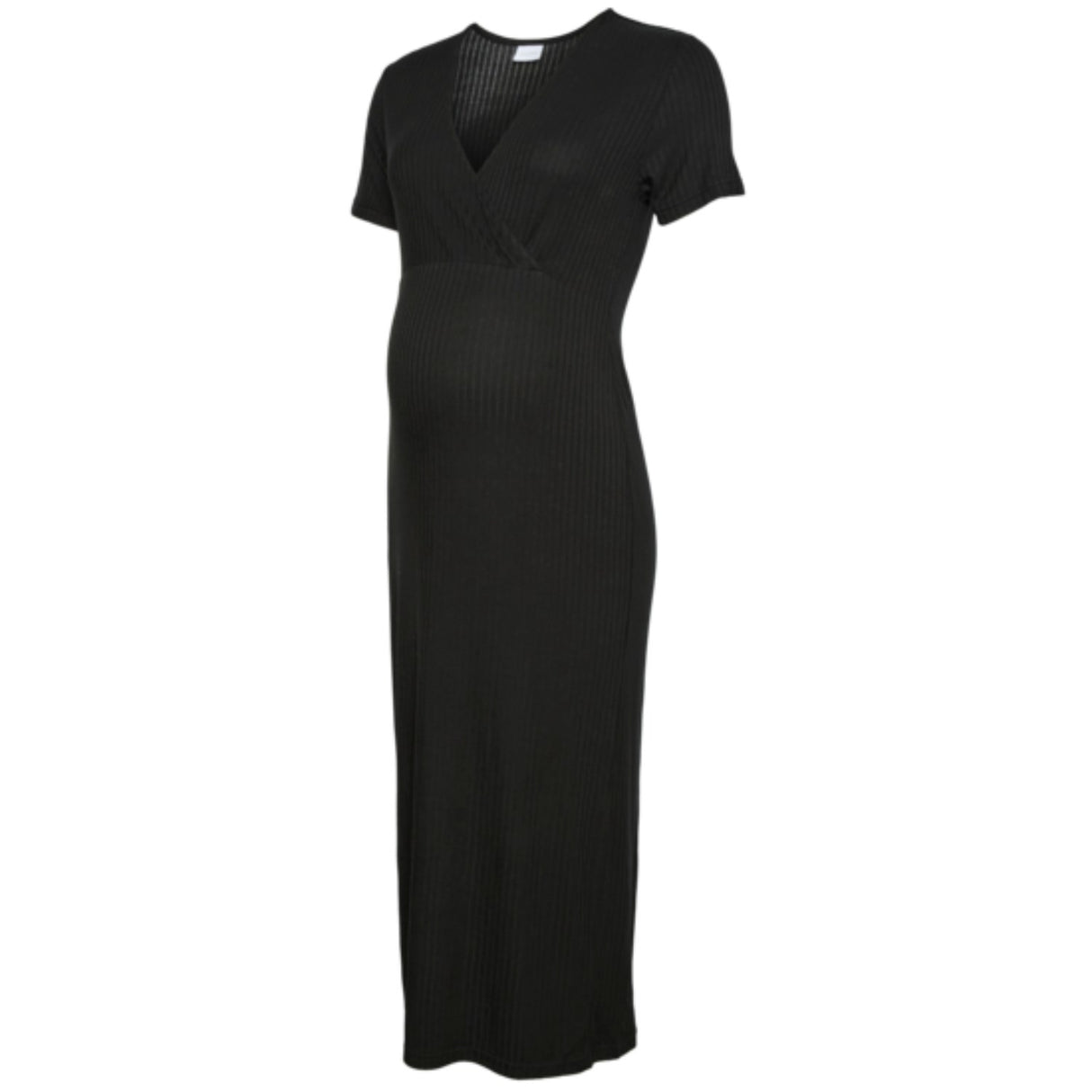 Mama;licious Black Trinity Tess Midi Dress Noos