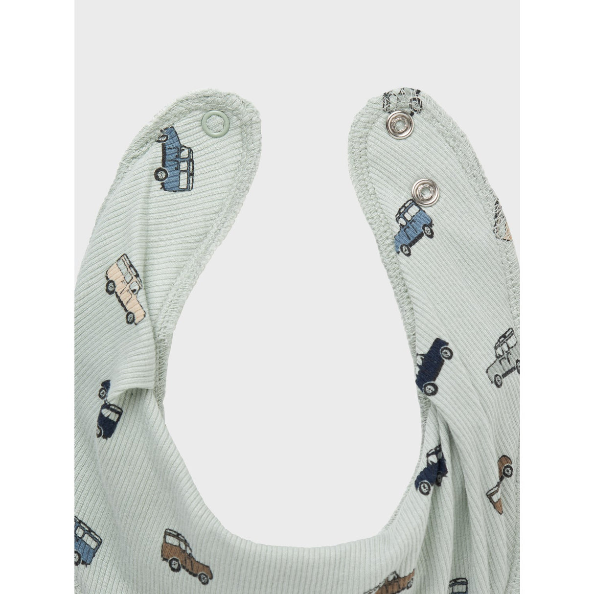 Name It Aqua Gray Hukab Scarf Bib