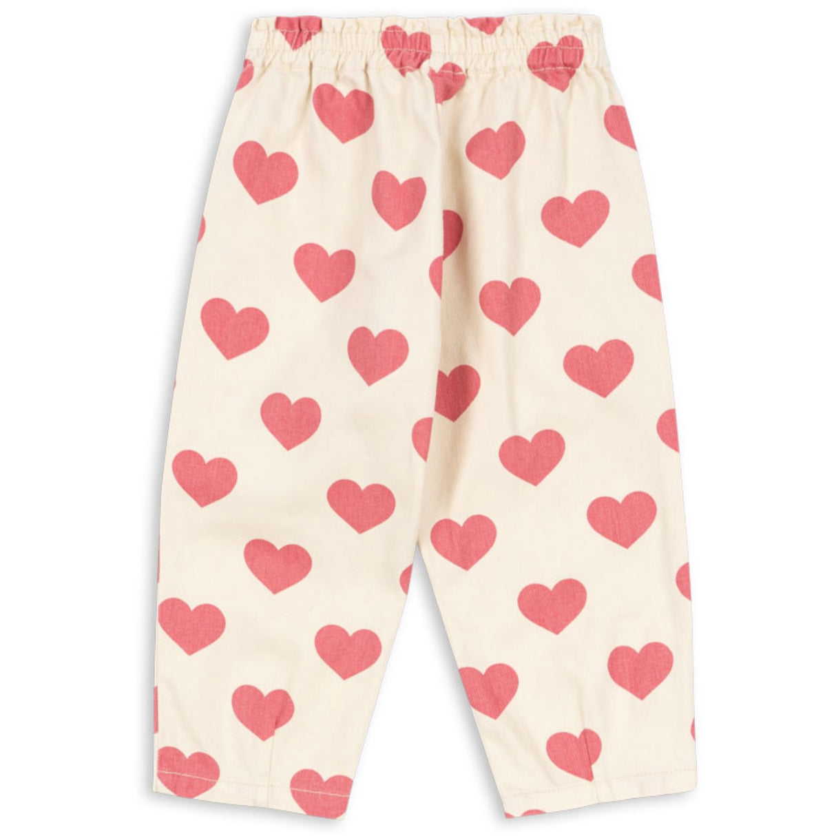 Konges Sløjd Bon Coeur Pink Magot Frill Pants Denim GOTS