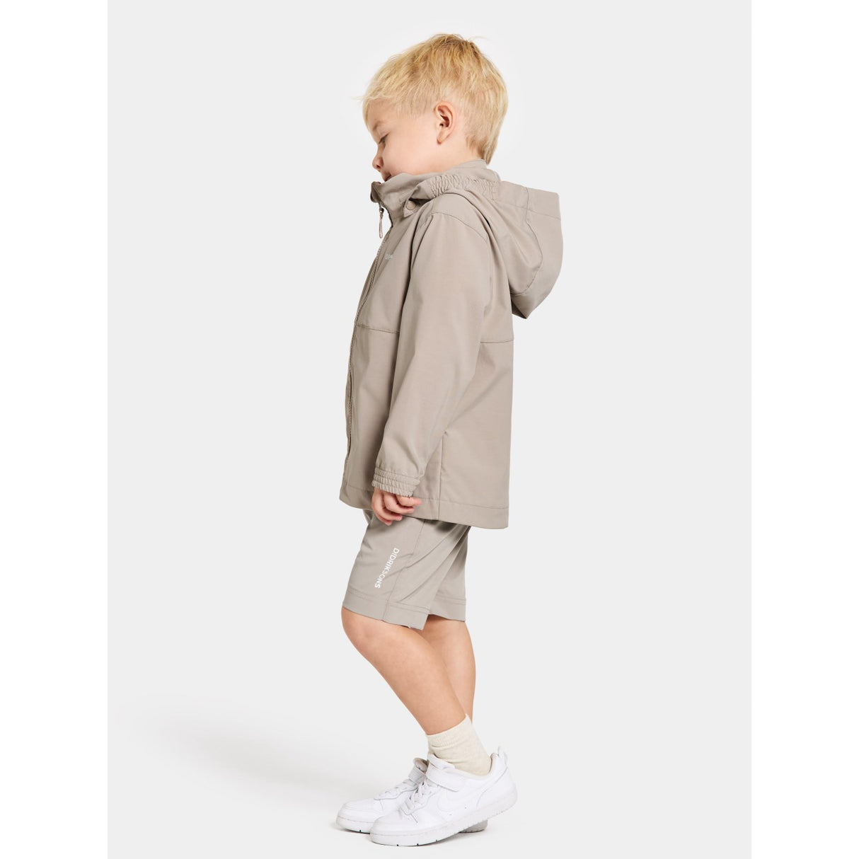 Didriksons Beach Beige Hallon Kids Jacket