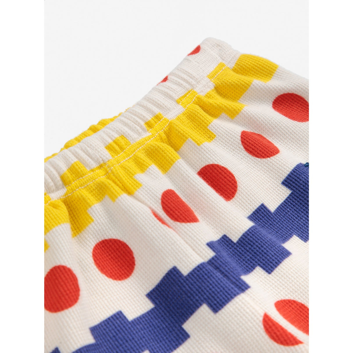 Bobo Choses Multicolor Geometrical All Over Waffle Pants