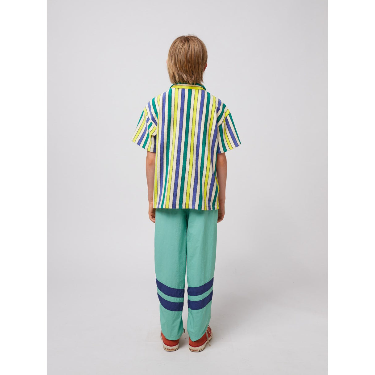 Bobo Choses Multicolor Smiling Color Block Tracksuit Pants