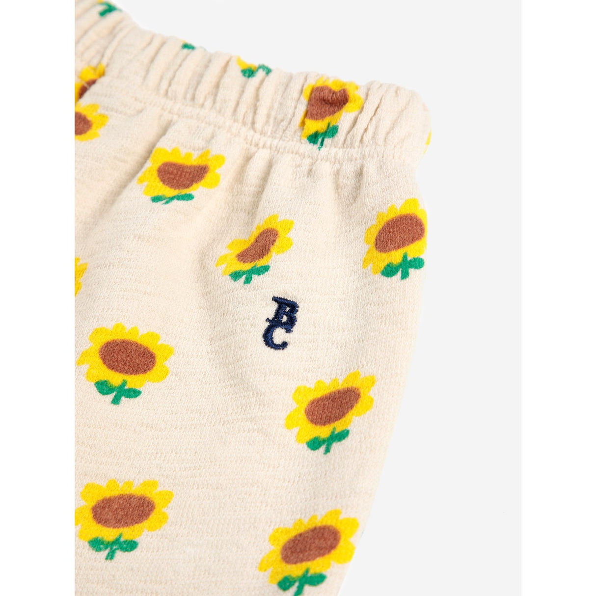 Bobo Choses Beige Sunflower All Over Jogging Pants
