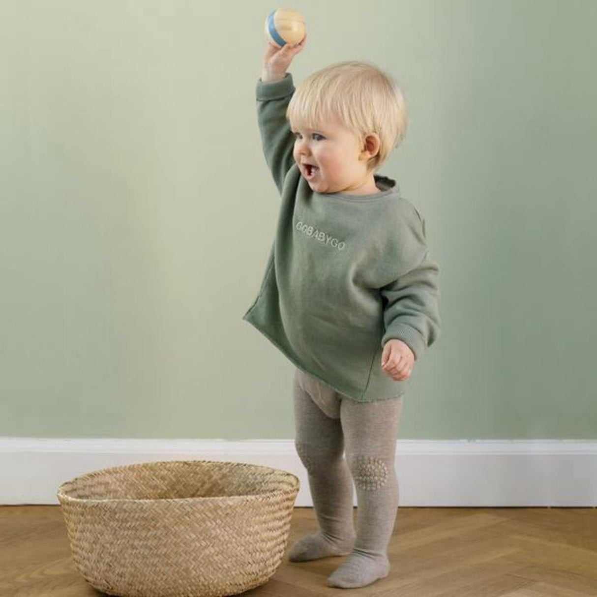 Gobabygo Sand Crawling Tights Organic Cotton