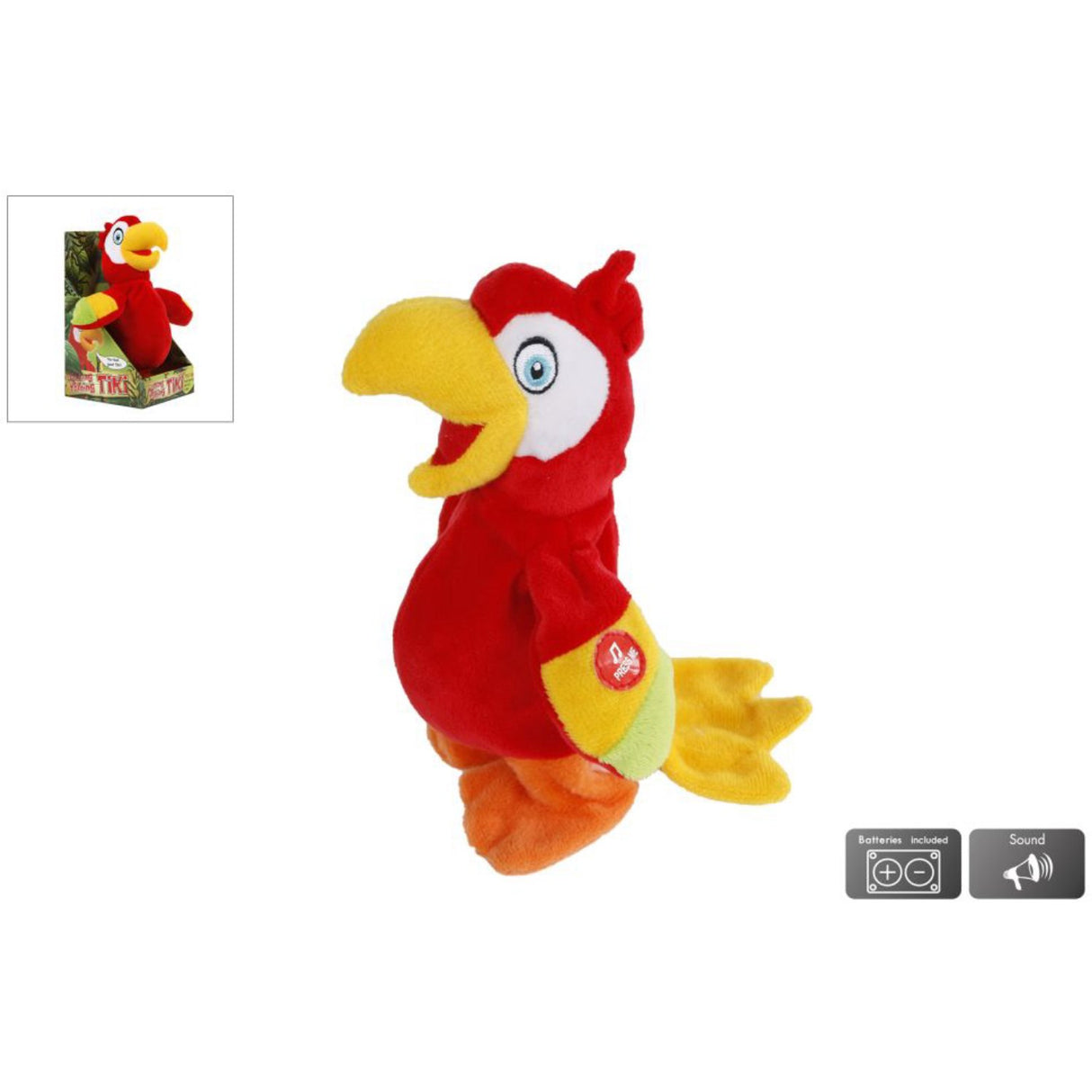Trend Toys Tiki - The Talking and Walking Parrot