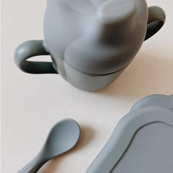 Konges Sløjd Silicone Clam Set Light Blue