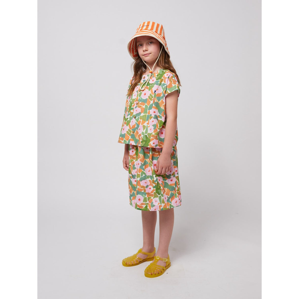 Bobo Choses Multicolor Floral All Over Woven Shirt