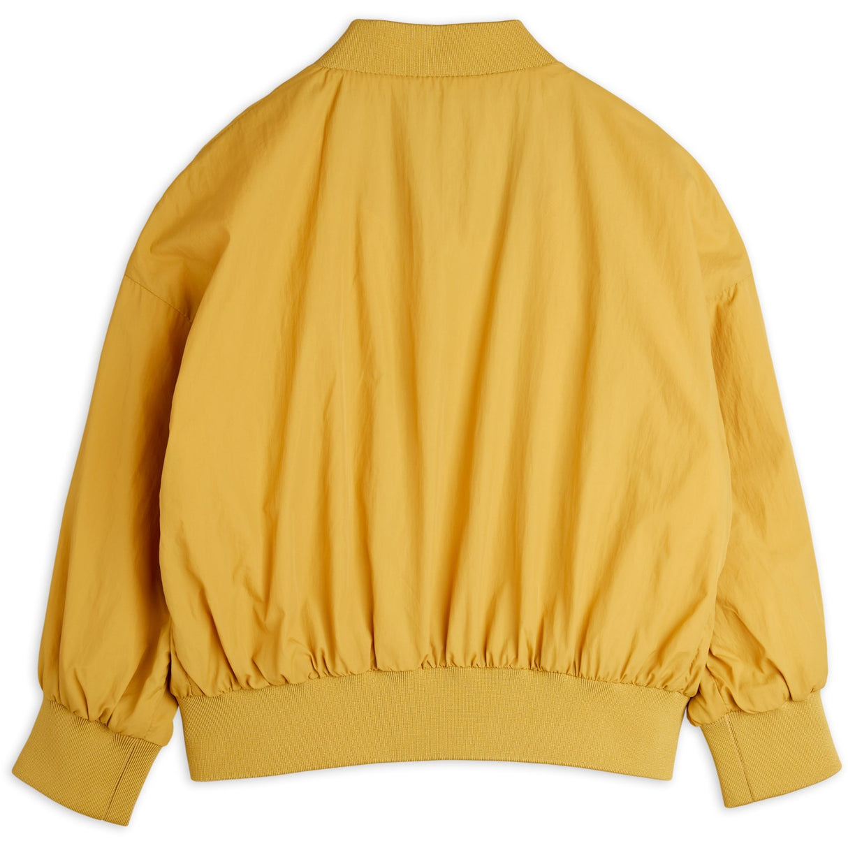 Mini Rodini Beige Dog Nylon Baseball Jacket Embroidery