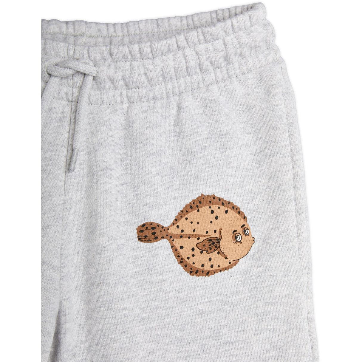 Mini Rodini Grey Melange Flundra Sweatpants