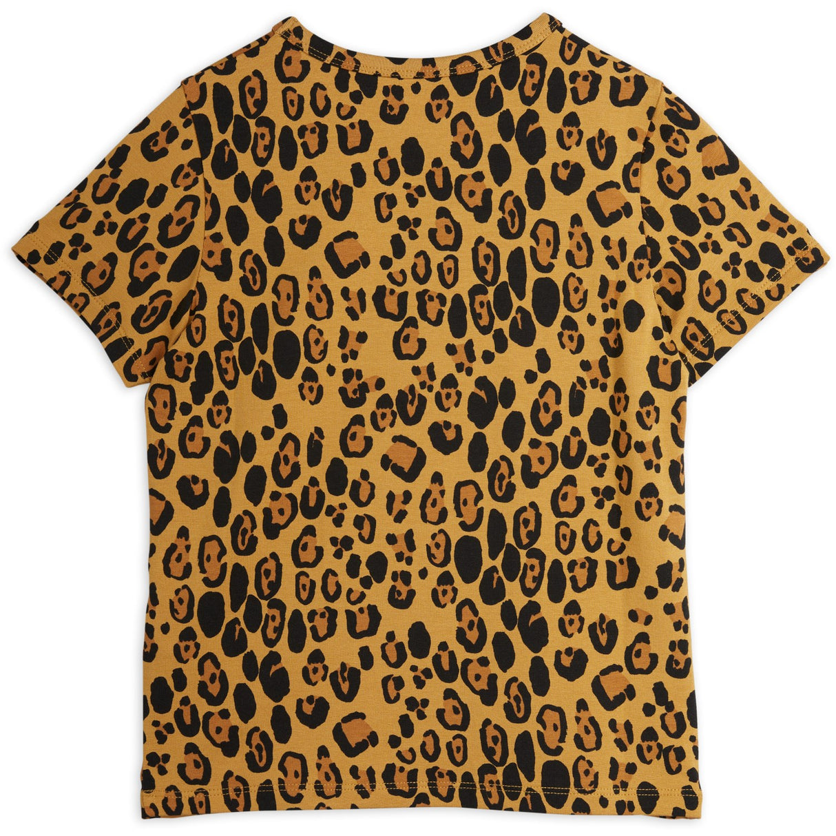 Mini Rodini Beige Basic Leopard T-Shirt