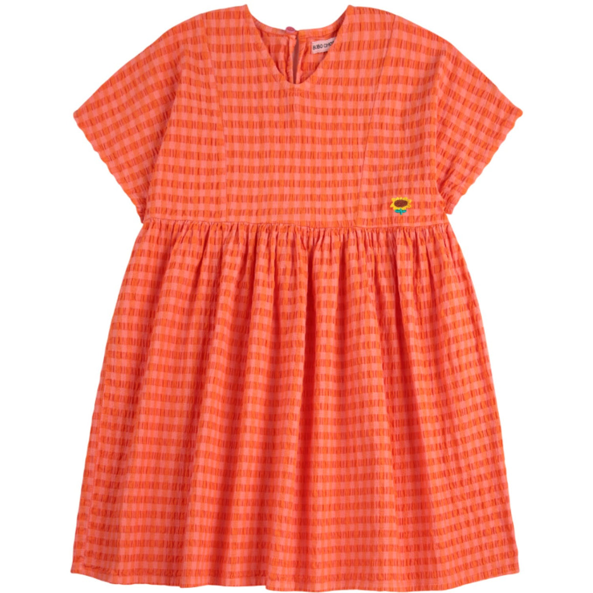 Bobo Choses Fuchsia Vichy Woven Dress