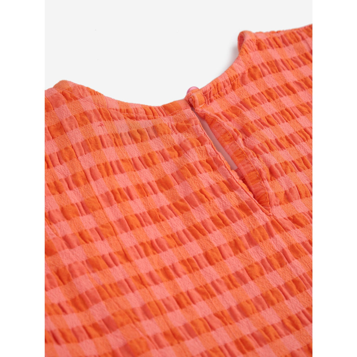 Bobo Choses Fuchsia Vichy Woven Dress