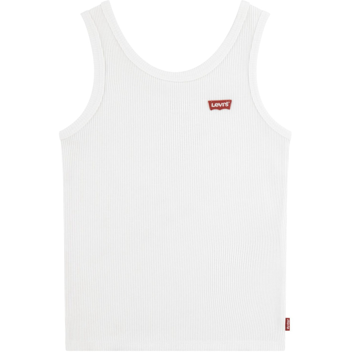 Levi's Bright White Lvg Meet And Greet Ribbed Tank Top