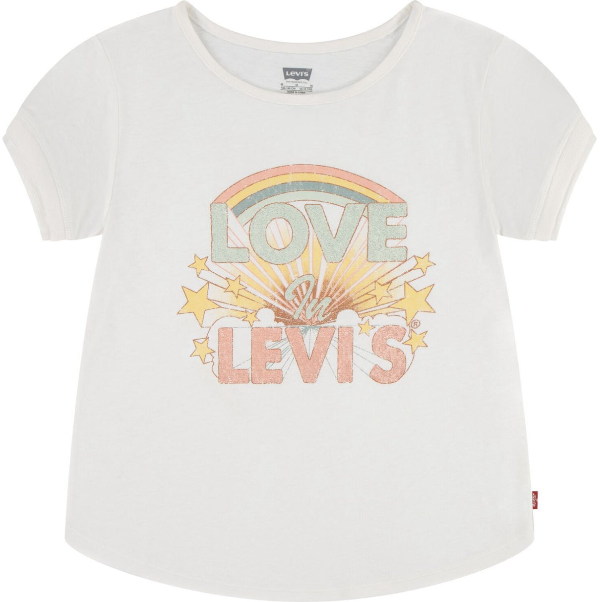 Levi's Gardenia Double Cuff Tee