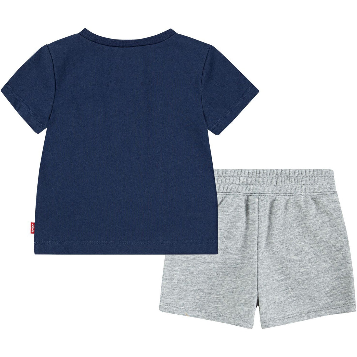 Levi's Dress Blues Lvb Batwing Tee & Knit Shorts Set